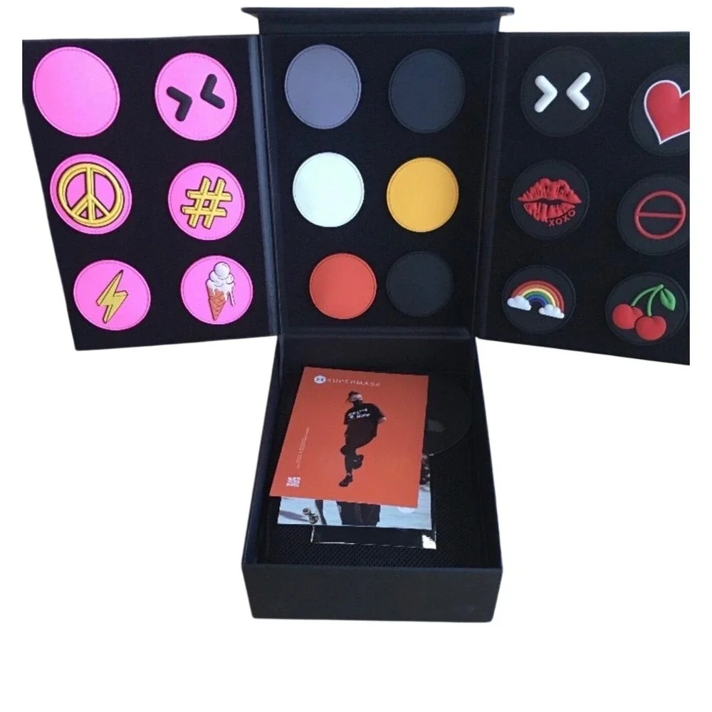 XUPERMASK XUPERFAB Box Set‎ Black Face Mask Honeywell Filters Patches Stickers